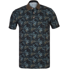 Slim Fit Jungle Print Pique Polo-FA2 Online Outlet Store