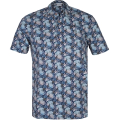 Slim Fit Floral Print Polo-FA2 Online Outlet Store