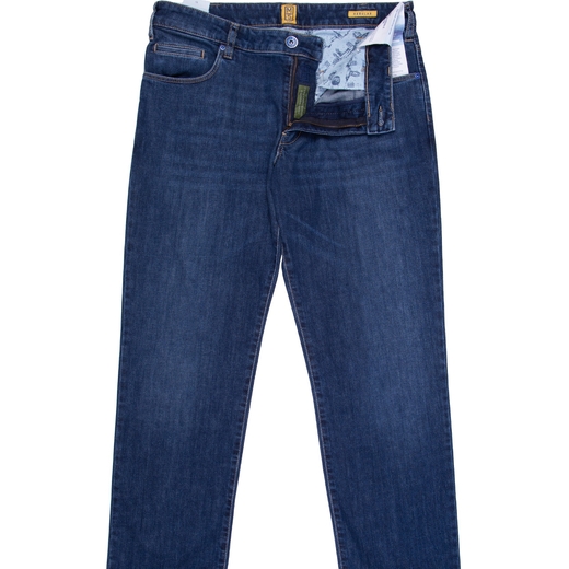 M5 Regular Fit Fair Trade Stretch Denim Jeans-back in stock-Fifth Avenue Menswear