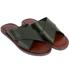 Apollo Leather Crossover Slide-FA2 Online Outlet Store