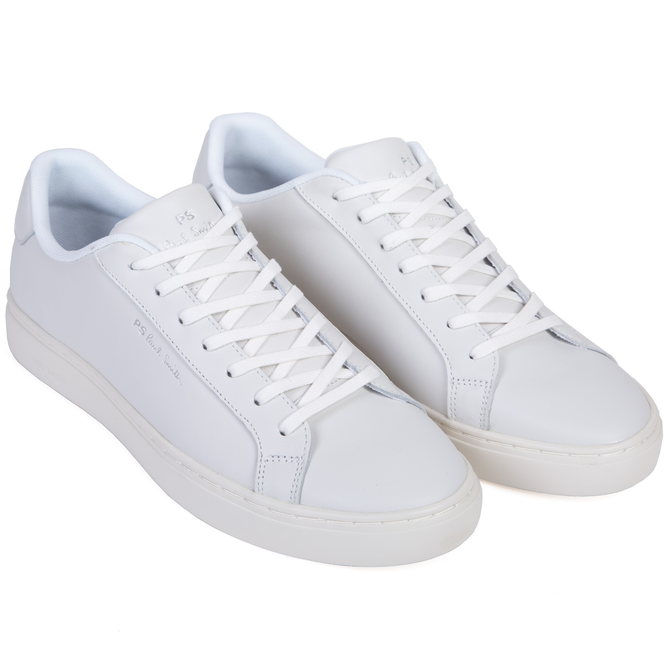 Rex Leather Sneakers With Tape Heel Detail