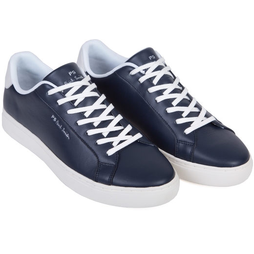 Rex Leather Sneakers With Tape Heel Detail-holiday-Fifth Avenue Menswear