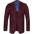 Soho Burgundy Wool/Cashmere Blazer