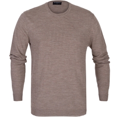 Fine Merino Wool Crew Neck Pullover-FA2 Online Outlet Store