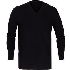 Fine Merino Wool V-Neck Pullover-FA2 Online Outlet Store