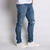 Diego Hanley Tapered Fit Distressed Stretch Denim Jean