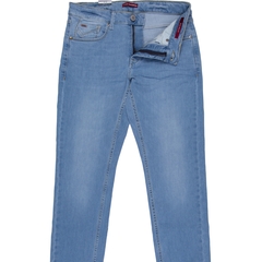 Regular Slim Fit Bleach Wash Stretch Denim Jeans-FA2 Online Outlet Store