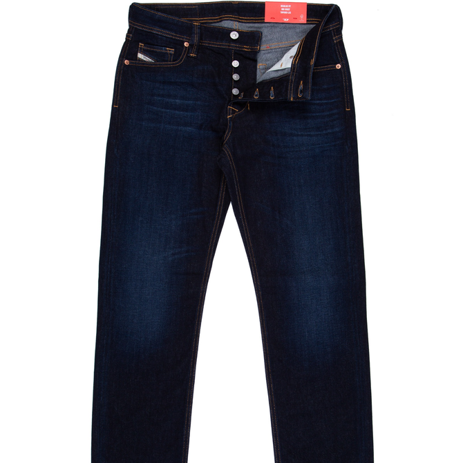 Larkee-Beex Regular Tapered Fit Stretch Denim Jean