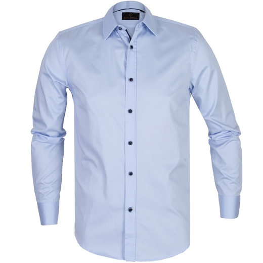 Blaine X Cotton Twill Casual Shirt-wedding-Fifth Avenue Menswear