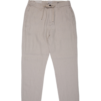 Loose Taper Fit Linen Beach Pant