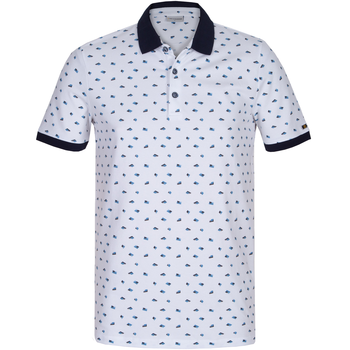 Printed Pique Polo