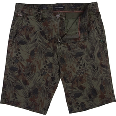 Forest Print Stretch Cotton Shorts-FA2 Online Outlet Store