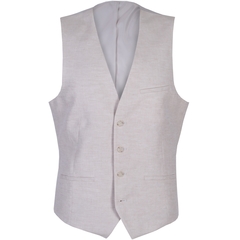 Nick Linen & Cotton Blend Waistcoat-FA2 Online Outlet Store