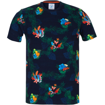 Slim Fit Leaf Print T-Shirt