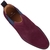 Cedric Burgundy Suede Chelsea Boots