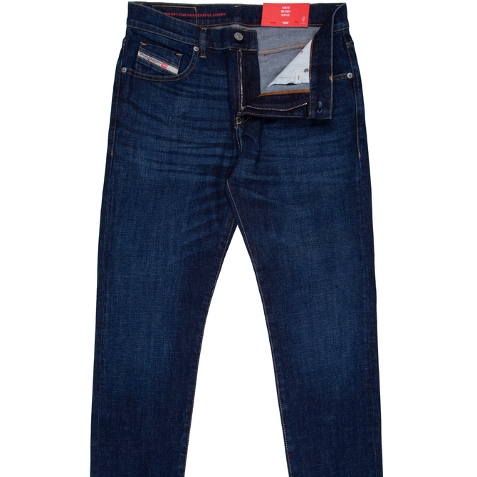 D-Strukt Slim Fit Dark Aged Stretch Denim Jeans