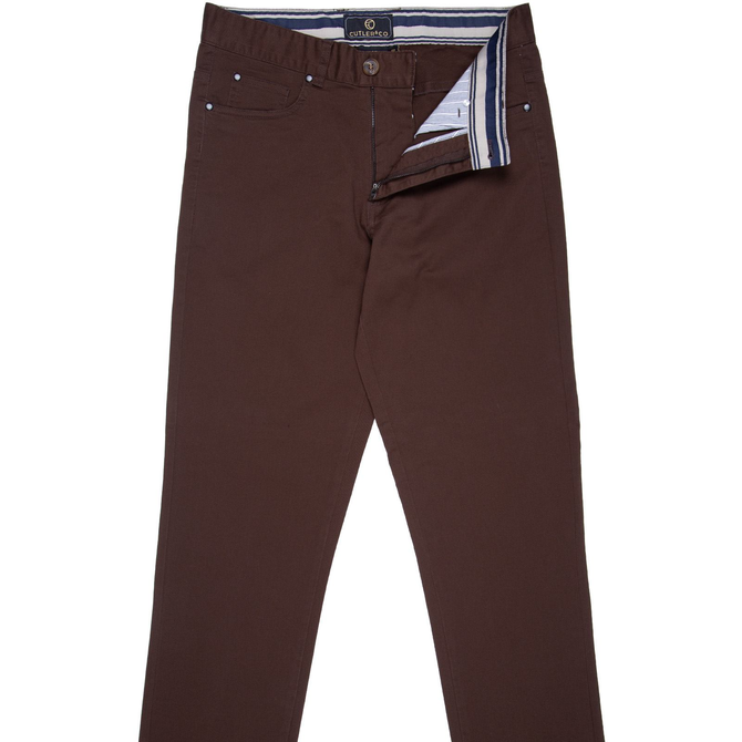 Pete Regular Fit 5 Pocket Stretch Cotton Twill