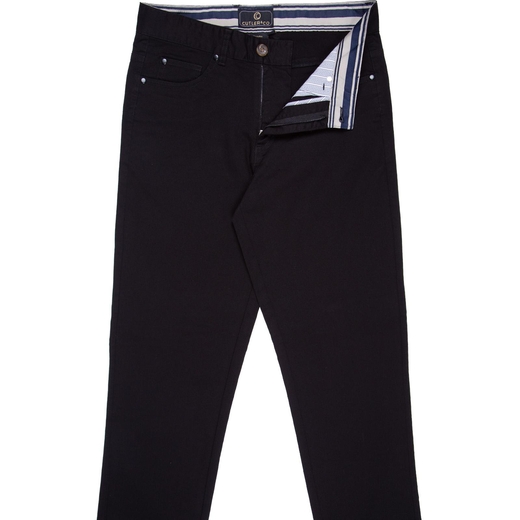 Pete Regular Fit 5 Pocket Stretch Cotton Twill-jeans-Fifth Avenue Menswear