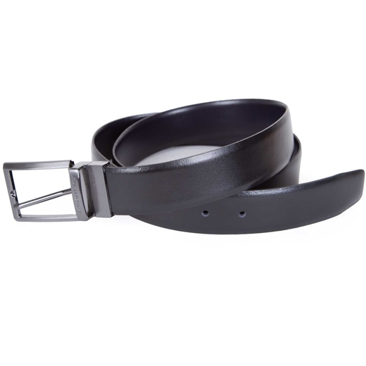 Luxury Reversible Two Colour Leather Dress Belt-essentials-Fifth Avenue Menswear
