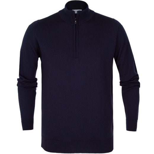 Tapton Luxury Fine Merino 1/2 Zip Pullover-new online-Fifth Avenue Menswear