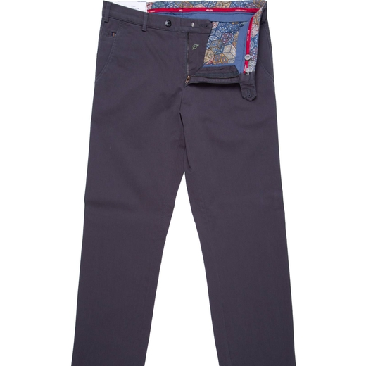 Roma Luxury Soft Stretch Cotton Chino-back in stock-Fifth Avenue Menswear