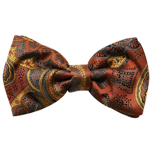 Tonal Luxe Paisley Bowtie-wedding-Fifth Avenue Menswear