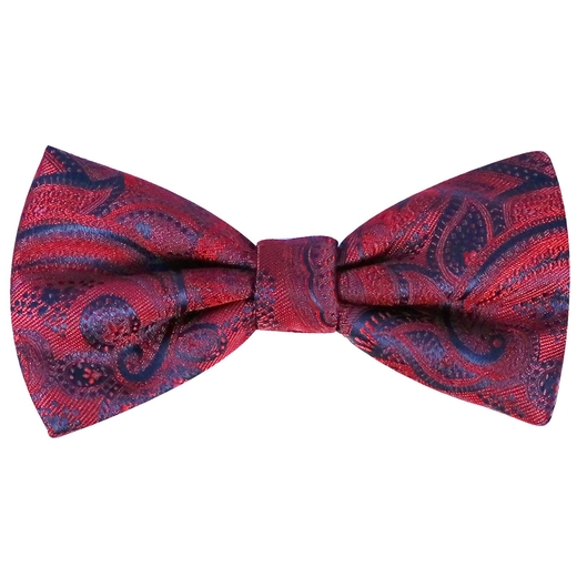 Tonal Luxe Paisley Bowtie-wedding-Fifth Avenue Menswear