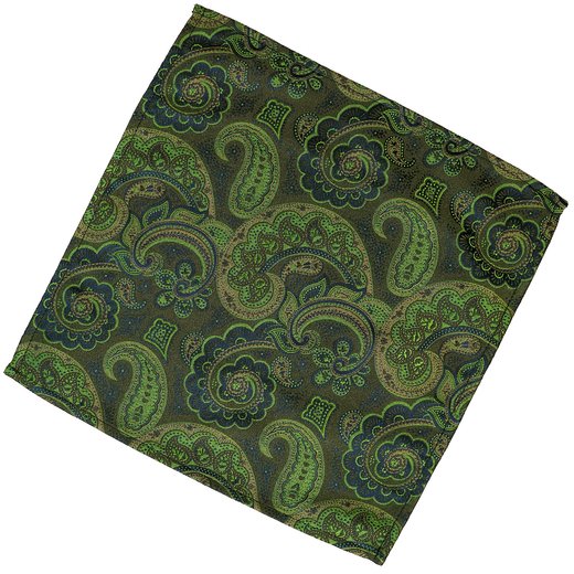 Tonal Luxe Paisley Pocket Square-wedding-Fifth Avenue Menswear