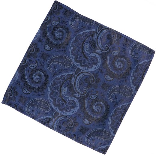 Tonal Luxe Paisley Pocket Square-wedding-Fifth Avenue Menswear