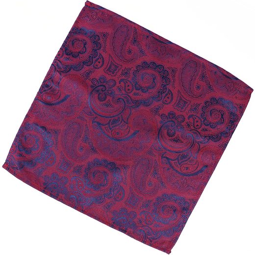 Tonal Luxe Paisley Pocket Square-wedding-Fifth Avenue Menswear