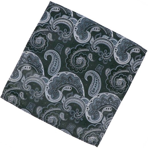 Tonal Luxe Paisley Pocket Square-wedding-Fifth Avenue Menswear