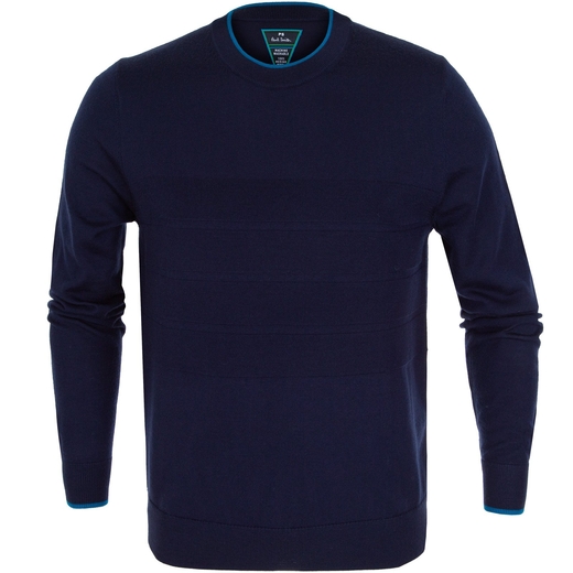 Jacquard Stripe Merino Wool Pullover-knitwear-Fifth Avenue Menswear