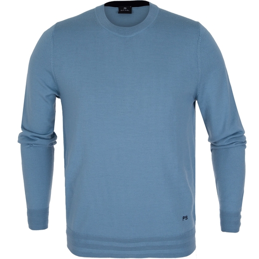 Merino Wool Crew Neck Pullover-knitwear-Fifth Avenue Menswear