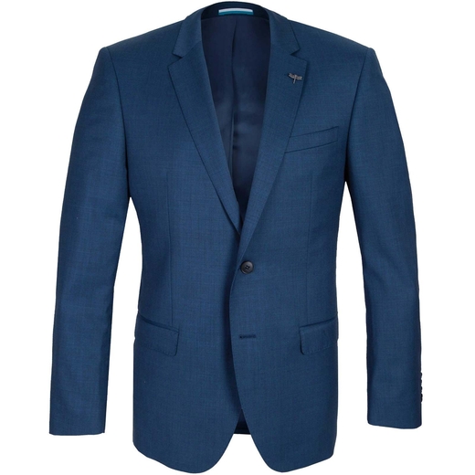 Lithium Slim Fit Blue Wool Suit Jacket-suit sale-Fifth Avenue Menswear