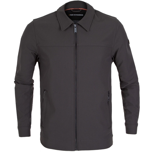 Zip-up Stretch Harrington Jacket-jackets-Fifth Avenue Menswear