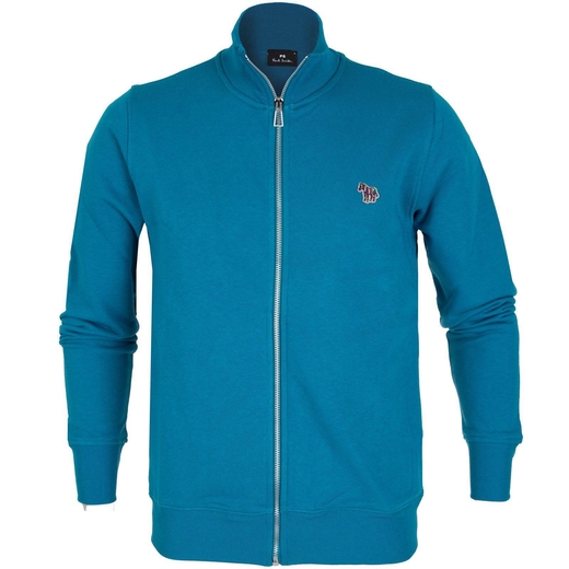 Organic Cotton Zebra Logo Zip-Up Track Top-loungewear-Fifth Avenue Menswear