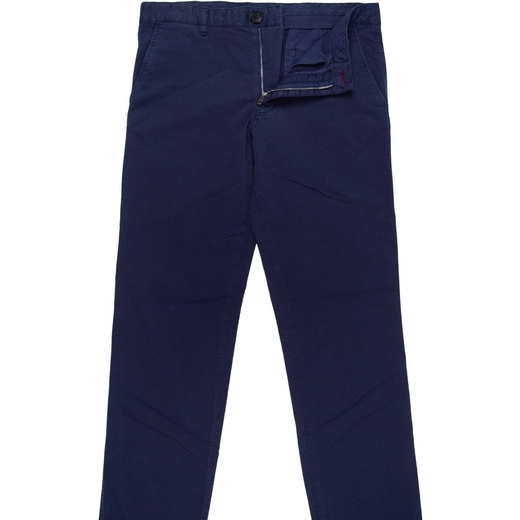 Slim Fit Stretch Pima Cotton Twill Chinos-trousers-Fifth Avenue Menswear