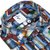 Retro Print Stretch Cotton Dress Shirt