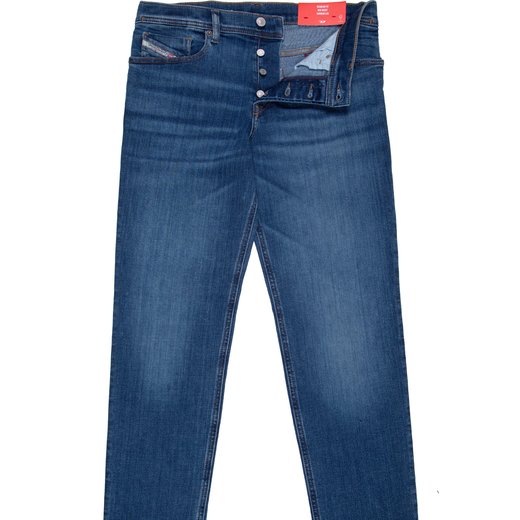 D-Finitive Taper Fit Mid Aged Stretch Denim Jeans-new online-Fifth Avenue Menswear