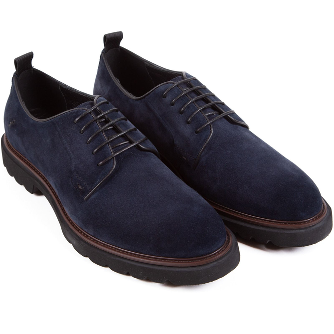 Myles Chunky Sole Suede Derby Shoe