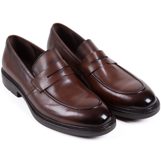 Calvin Chunky Sole Leather Slipon Loafer-new online-Fifth Avenue Menswear