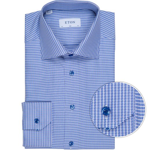 Slim Fit Houndstooth Twill Dress Shirt-new online-Fifth Avenue Menswear