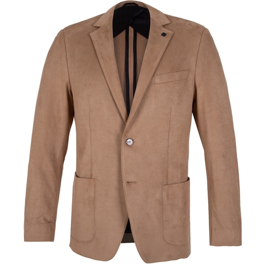 Smart Faux Suede Look Blazer-new online-Fifth Avenue Menswear