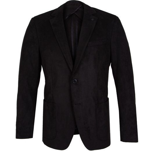 Smart Faux Suede Look Blazer-new online-Fifth Avenue Menswear