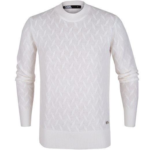 Merino Cable Jacquard Knit Crew Pullover-new online-Fifth Avenue Menswear