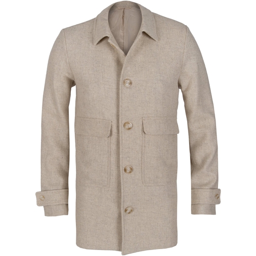Leonard Pure Wool Short Coat-new online-Fifth Avenue Menswear