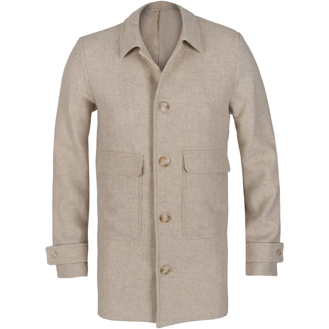 Leonard Pure Wool Short Coat