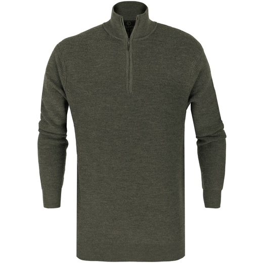 Robin 1/2 Zip Turtle Neck Rib Pullover-new online-Fifth Avenue Menswear