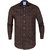 Firewood Print Stretch Cotton Shirt