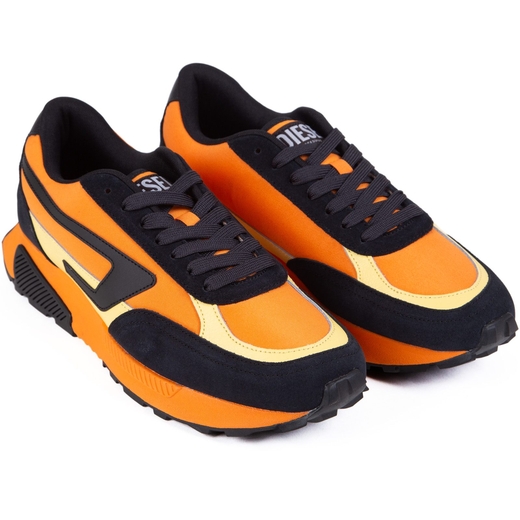 Orange & Black Tyche D Sport Trainers-new online-Fifth Avenue Menswear